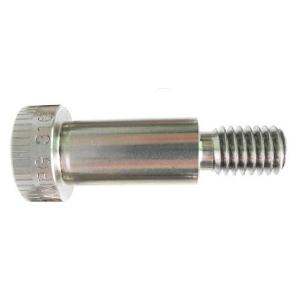 Meets ASME B18.3 1/4-20 Threads Pack of 1 18-8 Stainless Steel Shoulder Screw Standard Tolerance Made in US, Partially Threaded 3/8 Shoulder Diameter Plain Finish Hex Socket Drive 3/4 Thread Length 1 Shoulder Length Socket Head Cap 